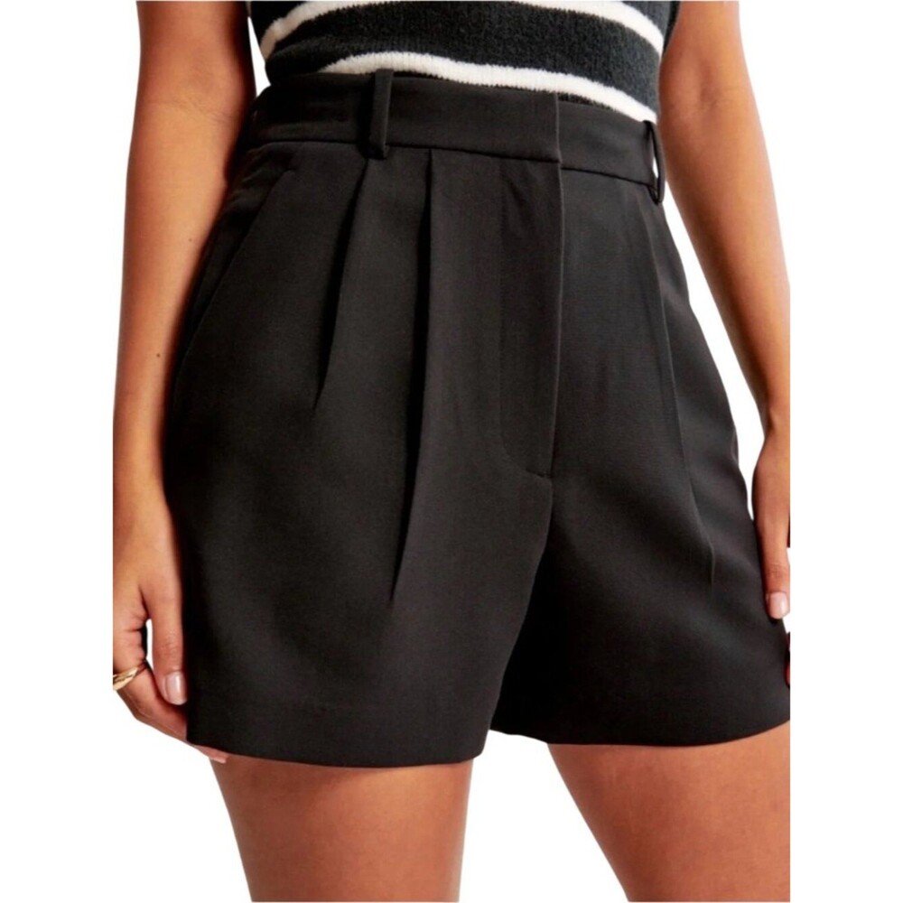Abercrombie & Fitch Ultra High Sloane Shorts Black 34 XL